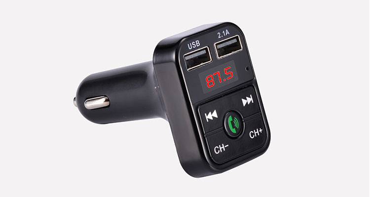 B2 Car MP3 Bluetooth Hands-Free Car Player FM Transmitter Car Charger Receiver