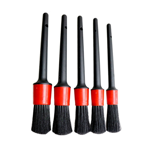 5Pcs Soft Detailing Brush Car Cleaning Detailing Set Automotive Detailing For Car Cleaning Dirt Dust Clean Brush